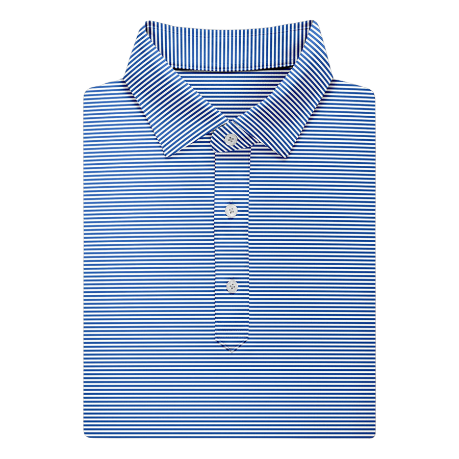 Carter Stripe Performance Polo